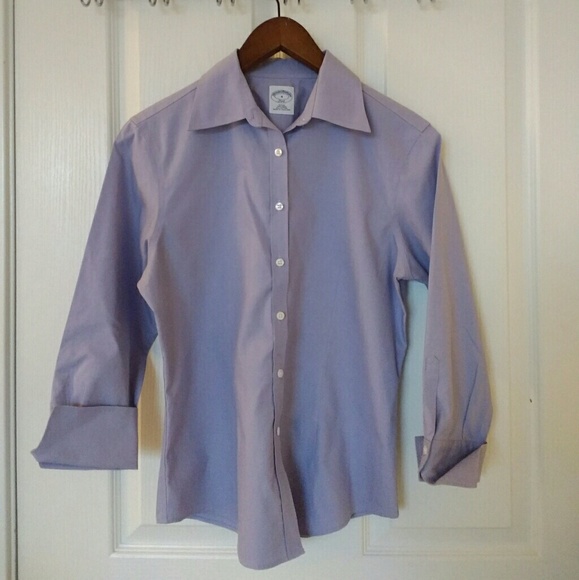 Brooks Brothers Tops - Brooks Brothers 3/4 Non-iron Fitted Dress Shirt